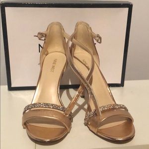 Nine West Rose Gold Amurri heels